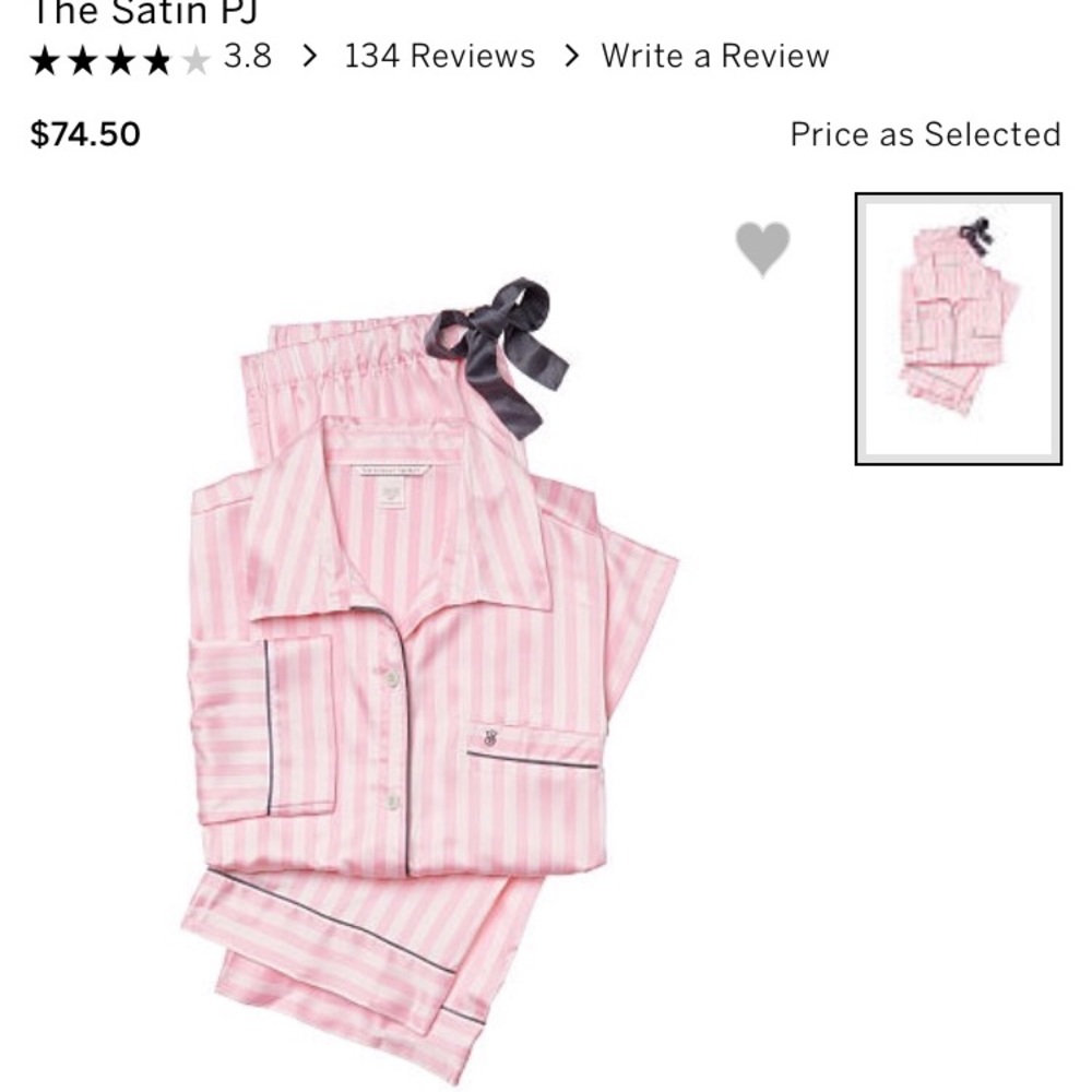 Victoria Secret Satin PJ’s